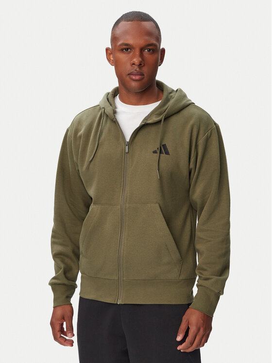 adidas Bluza Feelcozy IA6042 Khaki Regular Fit