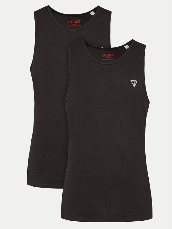 Guess Komplet tank topów U97G15 KCD31 Czarny Regular Fit