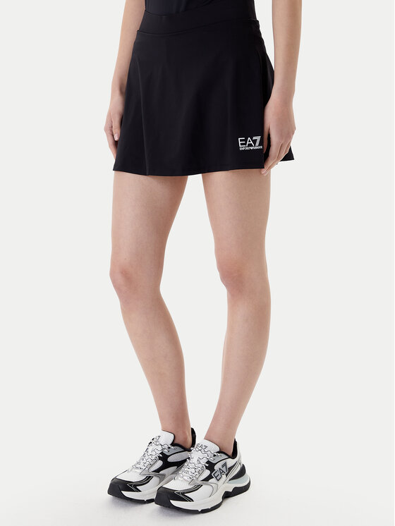 EA7 Emporio Armani Spódnico-szorty 7W000507 AF14524 UC001 Czarny Regular Fit