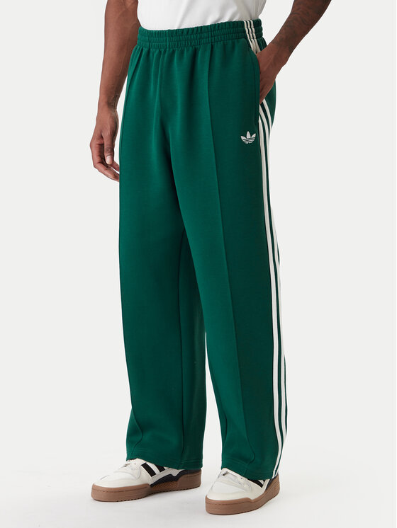 adidas Spodnie dresowe adicolor Spacer Track KD4088 Zielony Baggy Fit