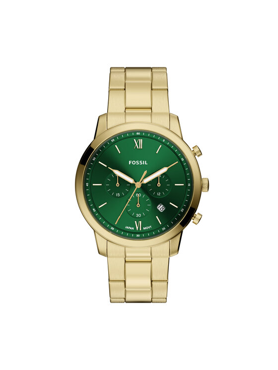 Fossil Zegarek Neutra FS6164 Złoty
