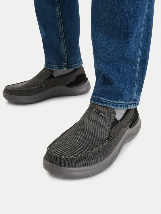 Skechers Półbuty Relaxed Fit: Hasting - Fielden 205066/BLK Czarny