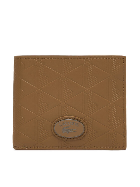 Lacoste Portfel Nomogramme  NH4400MR Brązowy