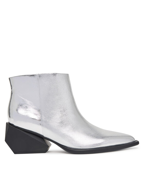 United Nude Botki Ricky Yoyo Mid 1104114116 Srebrny