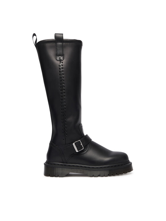 Dr. Martens Kozaki ANISTONE KNEE HIGH ORLEANS  DM42669001 Czarny
