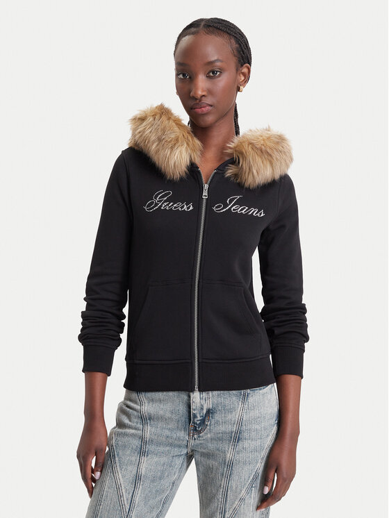 Guess Jeans Bluza 184164 Czarny Classic Fit