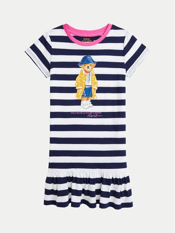 Polo Ralph Lauren Sukienka codzienna 312957382001 Granatowy Regular Fit