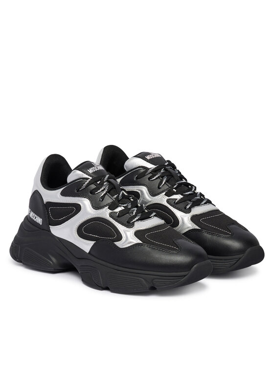 LOVE MOSCHINO Sneakersy JA15556G0PINR00A Czarny