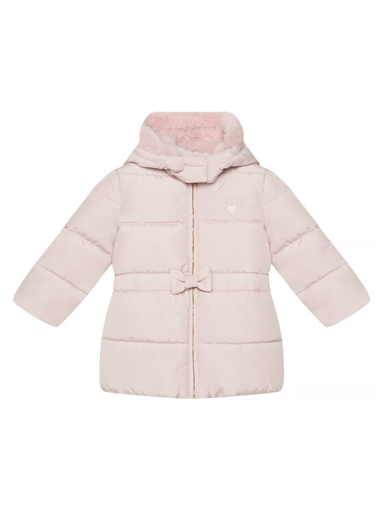 Guess Kurtka zimowa A6BL03 W4031 Różowy jasny Regular Fit