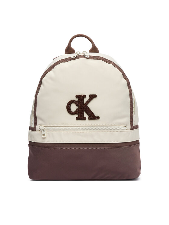 Calvin Klein Jeans Plecak Colour Block Backpack IU0IU00758 Beżowy