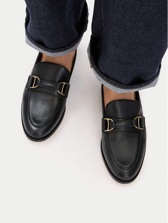 LAUREN RALPH LAUREN Loafersy 802P02121001 Czarny