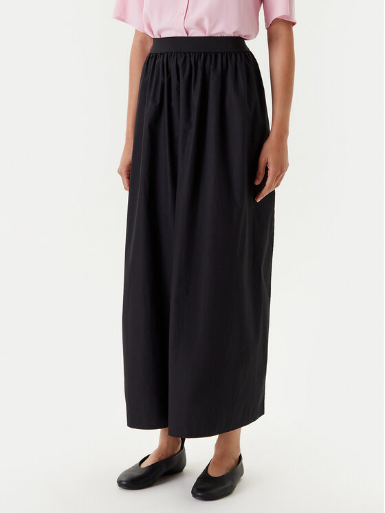 United Colors Of Benetton Spódnica maxi 4TPUD004I Czarny Regular Fit