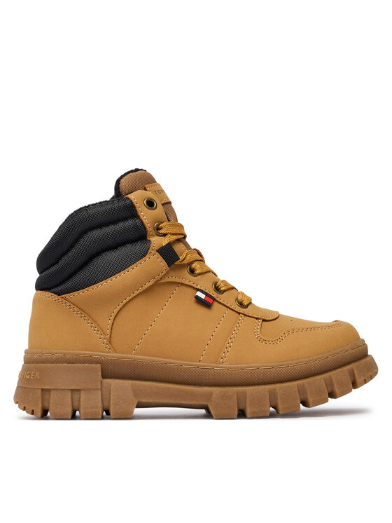 Tommy Hilfiger Trzewiki T3X5-35292-0316 M Brązowy