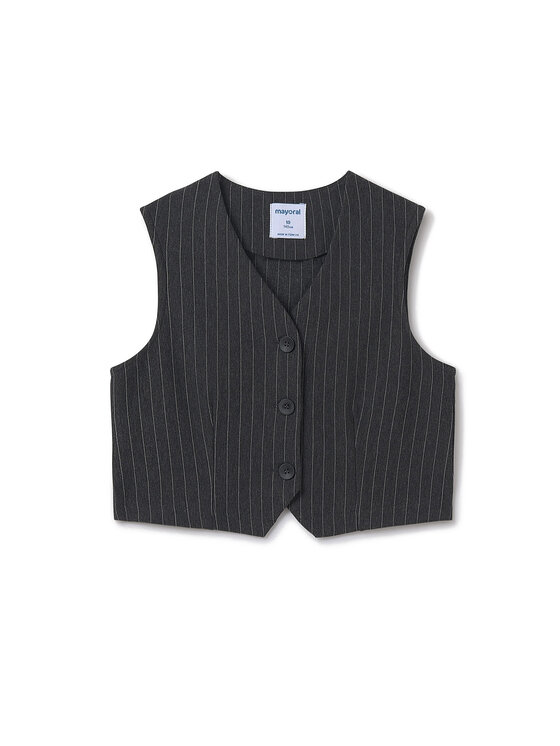 Mayoral Kamizelka 7320 Szary Regular Fit