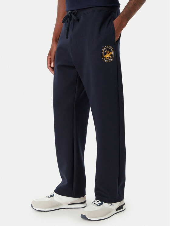 Beverly Hills Polo Club Spodnie dresowe M6532 Granatowy Regular Fit