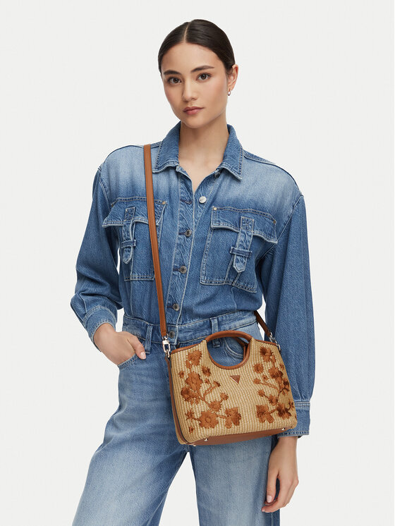 Guess Torebka Kristern Mini HWWF97 43760 Beżowy