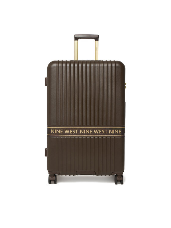Nine West Walizka duża CEO-NW-L-001-10 Brązowy ciemny
