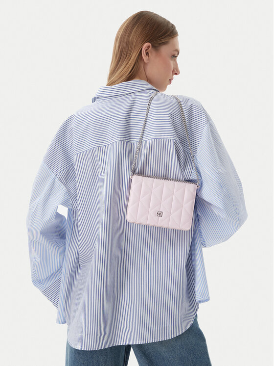 Calvin Klein Torebka Quilted Mini Chain Bag LV04F3321G Różowy