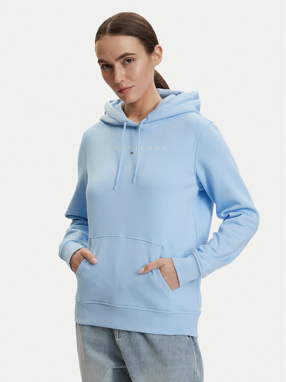 Tommy Jeans Bluza DW0DW17324 Niebieski Regular Fit