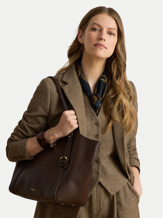 LAUREN RALPH LAUREN Torebka 431P18709005 Brązowy ciemny