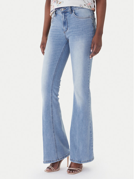 Liu Jo Jeansy UA6015 D0318 Niebieski Flare Fit