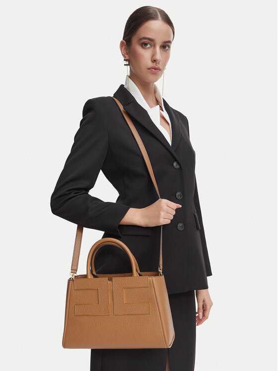 Elisabetta Franchi Torebka BS-06A-66E2-V440 Brązowy jasny