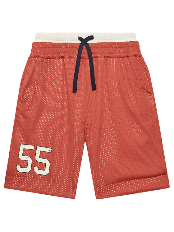 United Colors Of Benetton Szorty sportowe 3FJGC903C Czerwony Regular Fit