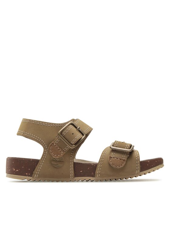Timberland Sandały Castle Island 2 Strap TB0A5SYWDR01 Beżowy