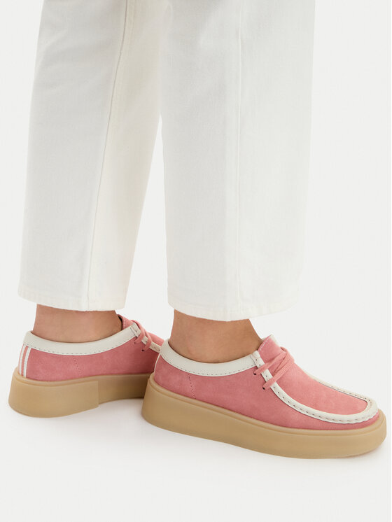 Clarks Półbuty Torview W 26186675 Różowy