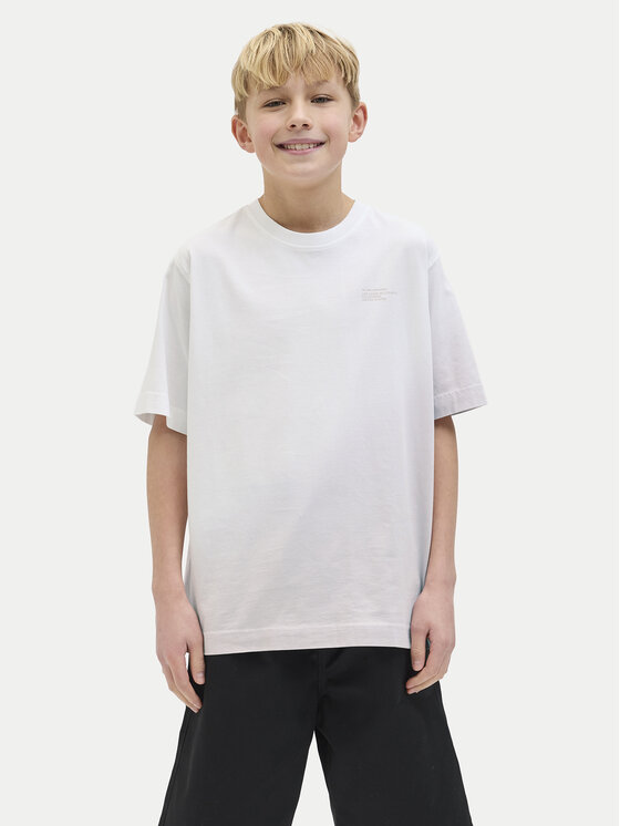 Jack & Jones Junior T-Shirt Interlude 12274719 Fioletowy Loose Fit