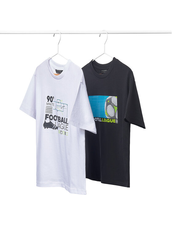 Mayoral Komplet t-shirtów 6040 Kolorowy Regular Fit