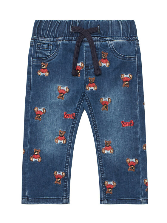 Guess Jeansy I6BA01 D2212 Niebieski Regular Fit