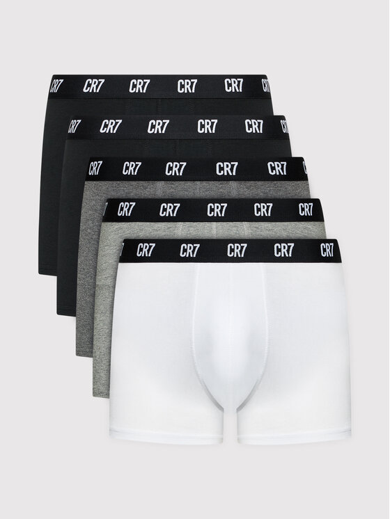 Cristiano Ronaldo CR7 Komplet bokserek Basic Trunk 5-Pack 8106-49-2400 Szary