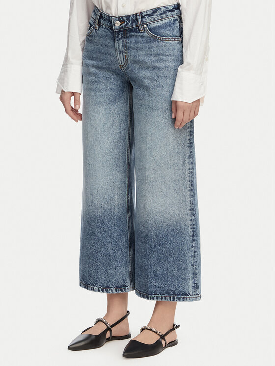 HUGO Jeansy Geredith 1 50556985 Niebieski Wide Leg