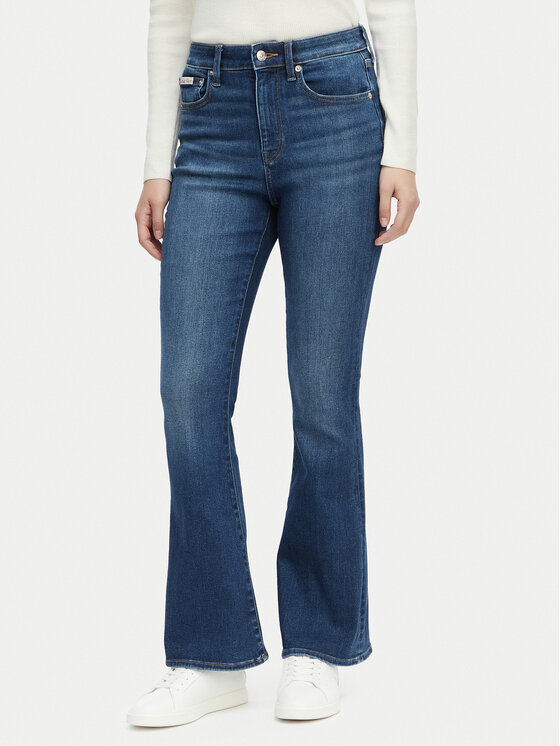 Calvin Klein Jeans Jeansy LV047G917G Niebieski Bootcut Fit