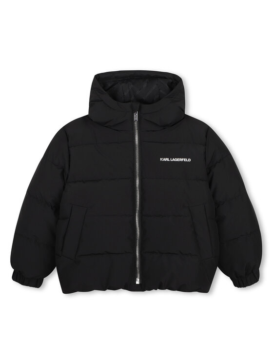 Karl Lagerfeld Kids Kurtka zimowa Z31393 M Czarny Regular Fit