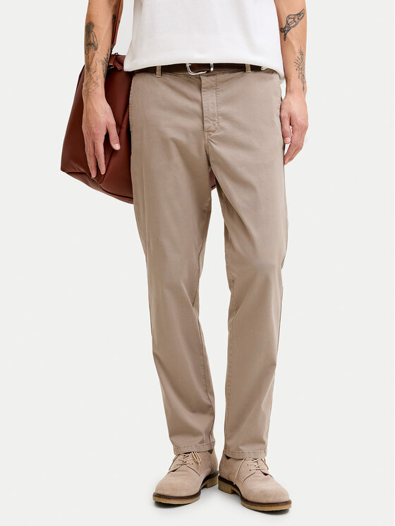 Jack & Jones Chinosy Lie Vance 12292970 Beżowy Regular Fit