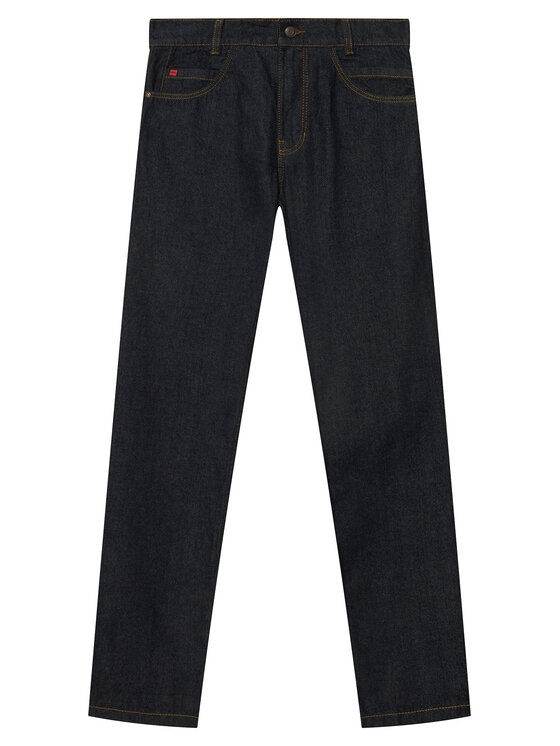HUGO Jeansy G00983 D Granatowy Regular Fit