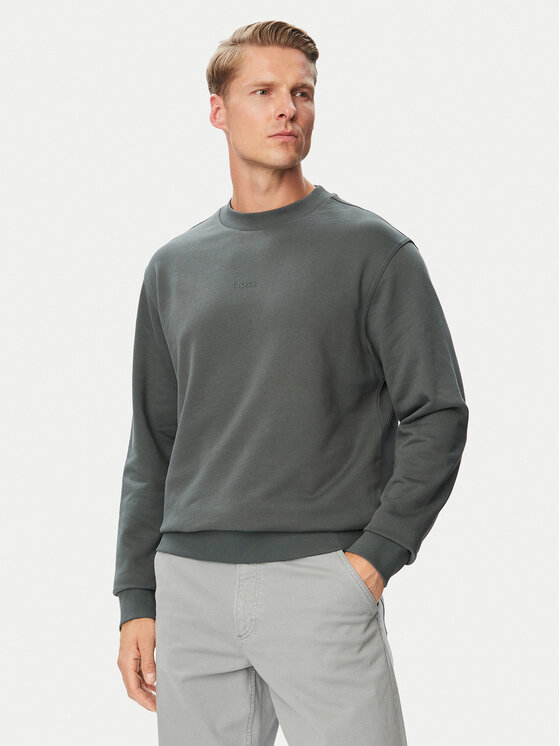 BOSS Bluza We Smallcrew 50514541 Khaki Regular Fit