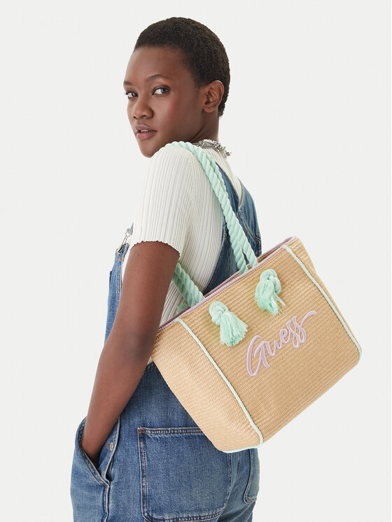 Guess Torebka J6GZ20 WO680 Beżowy