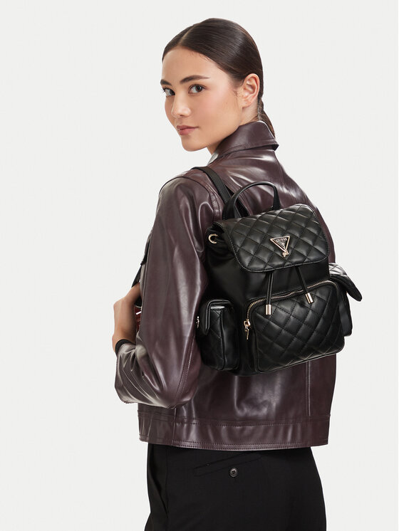 Guess Plecak J6YZ05 W2510 Czarny