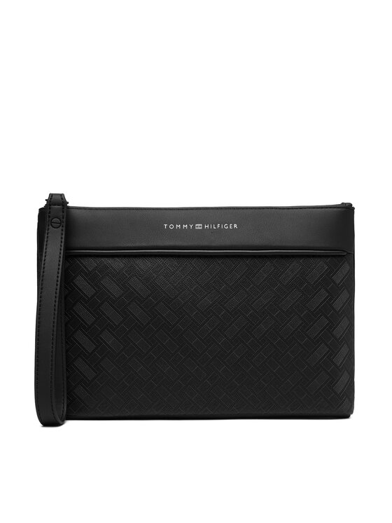 Tommy Hilfiger Saszetka Th Modern Monogram Pouch AM0AM14826 Czarny