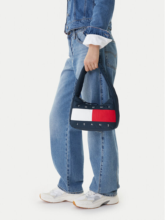 Tommy Jeans Torebka Tjw Archive Shoulder Bag AW0AW18074 Granatowy