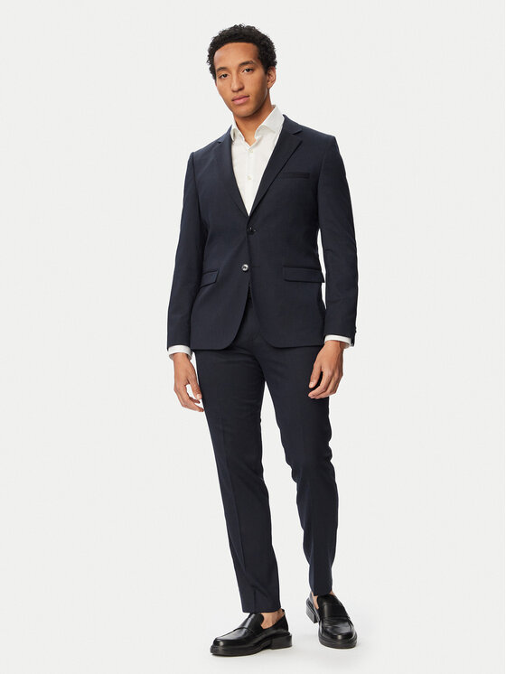 HUGO Garnitur Arti-Hesten 253X 50567831 Granatowy Extra Slim Fit