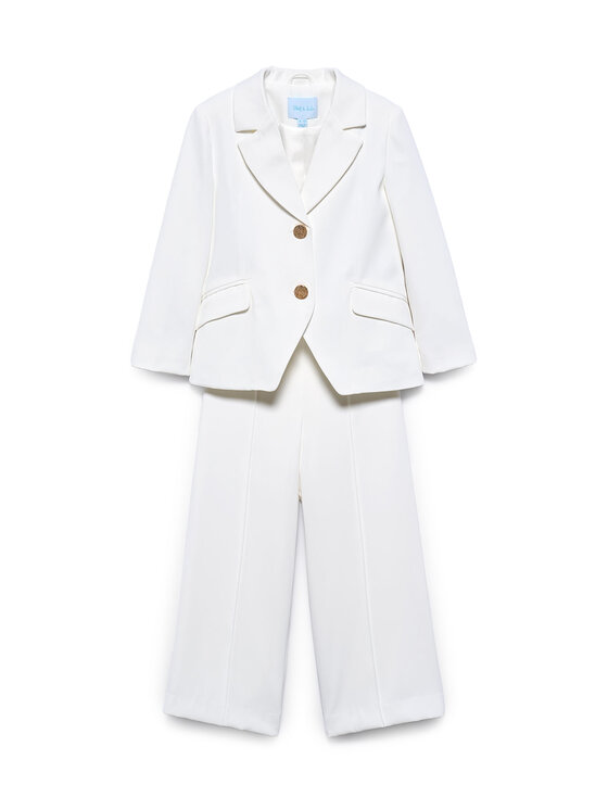 Abel & Lula Garnitur 5218 Biały Regular Fit