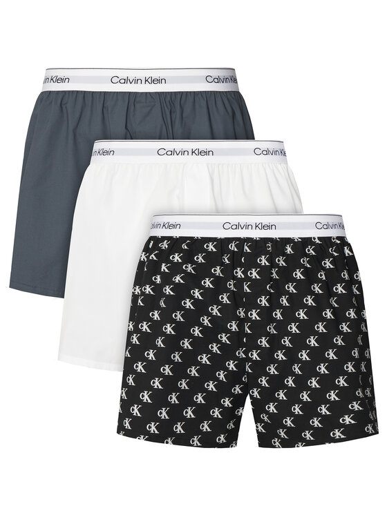 Calvin Klein Underwear Komplet bokserek LV00NB4267 Biały
