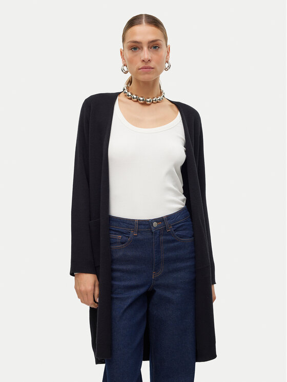 Vero Moda Kardigan Vmsaba 10309316 Czarny Regular Fit