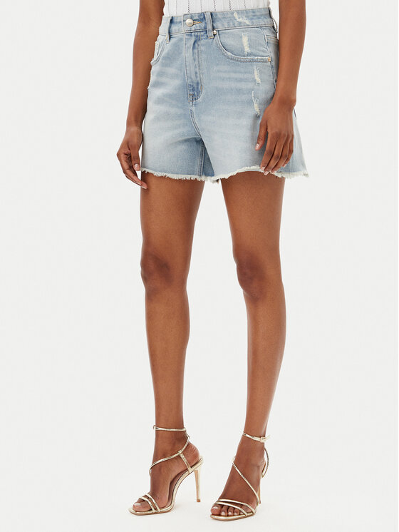 MET Szorty jeansowe M10 133SH Niebieski Regular Fit