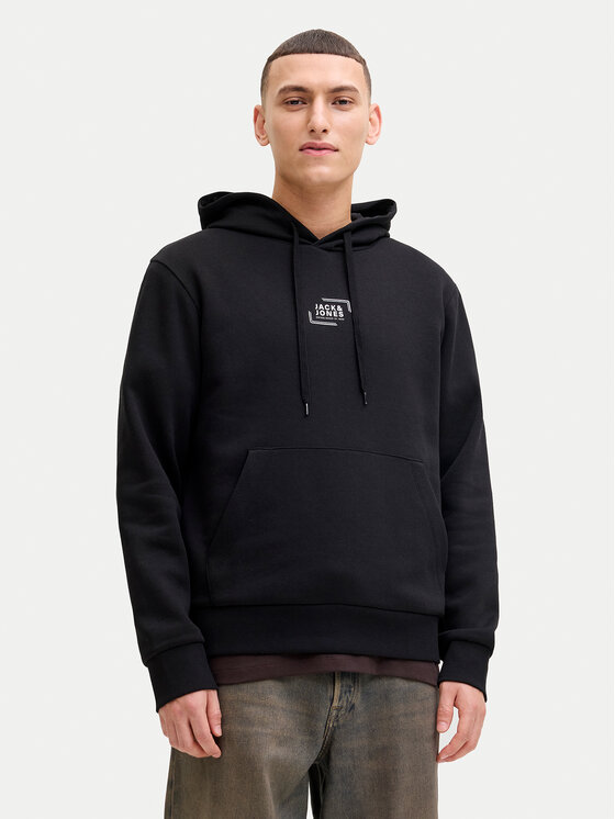 Jack & Jones Bluza Corp 12268422 Czarny Regular Fit