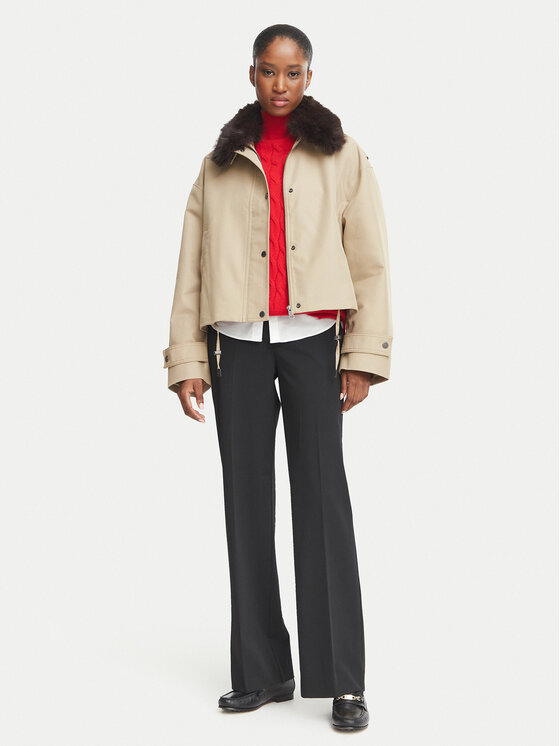 Tommy Hilfiger Kurtka przejściowa WW0WW52912 Beżowy Regular Fit